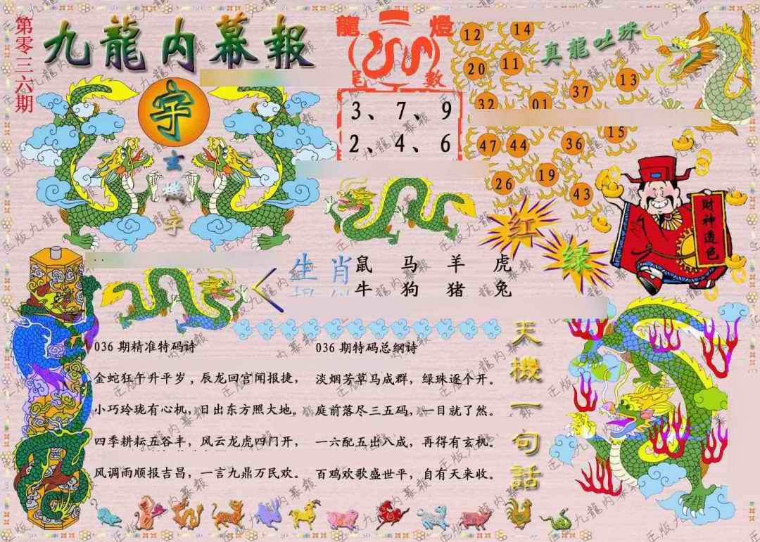 036期正版九龙内幕报[图]